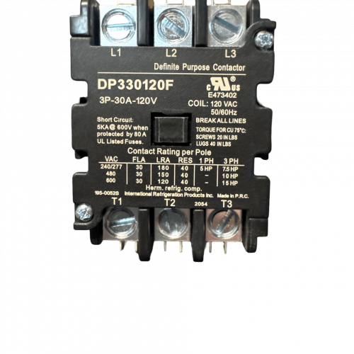 WhatsApp Image 2025-07-26 at 4.00.13 PM (1) DP330120F, Contactor, definite purpose, 3 pole, 30 Amps, 120 V coil