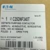 C25DNF340T Contactor, 40A, 3 Poles, Coil/24-480 VAC Coils.