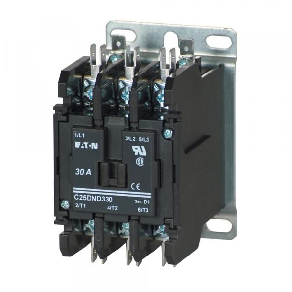 C25DND330A - Eaton Contactor, 30A,110-120 Vac