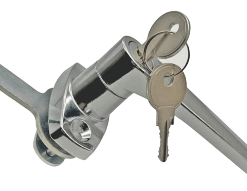 Level Handle Cam Lock, L-Type Locking Door Handle, Cabinet Handle Lock
