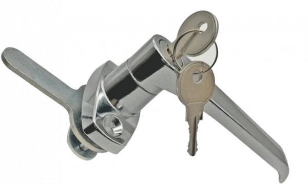 Level Handle Cam Lock, L-Type Locking Door Handle, Cabinet Handle Lock