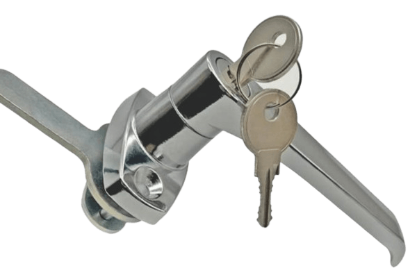 Level Handle Cam Lock, L-Type Locking Door Handle, Cabinet Handle Lock