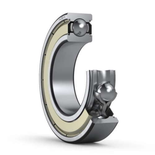 6312-2Z, ABEC 1, Steel Ball Bearing, Shielded.
