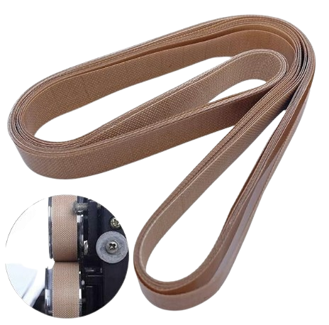 Sealing Belt Teflon 750x15mm, Pk-10pcs. Band Sealer Belts for Continuous Band Sealer, PTFE Teflon Tape for Automatic Vertical Horizontal Sealing Machine - PTFE750x15