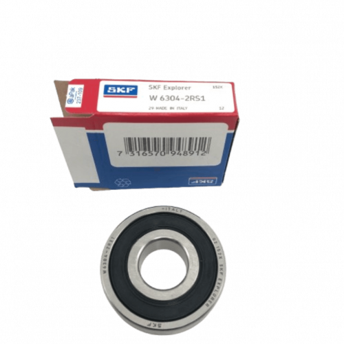 W 6304-2RS1 Stainless steel deep groove ball bearing with integral sealing.