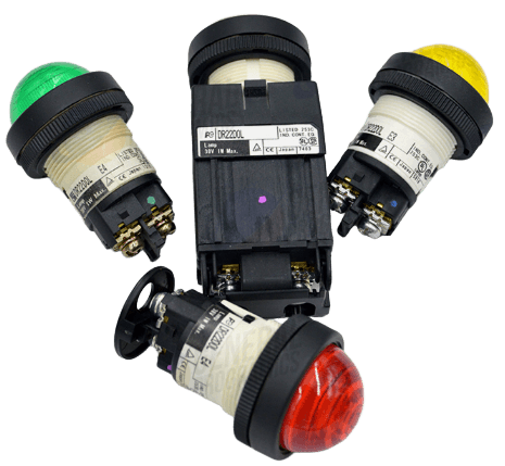 DR22D0L-E3R DR22D0L-E3R, PILOT LAMP 22MM 24V RED COLOR
