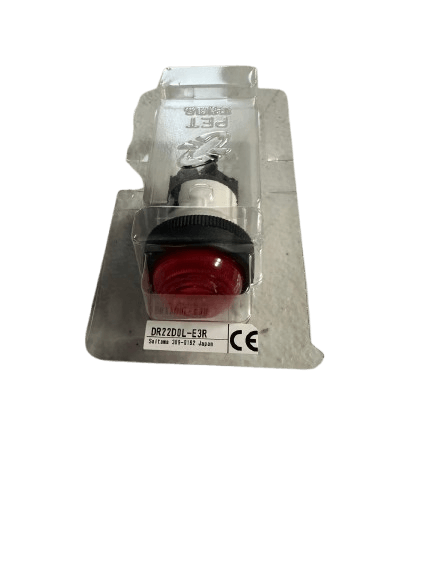 DR22D0L-E3R, PILOT LAMP 22MM 24V RED COLOR