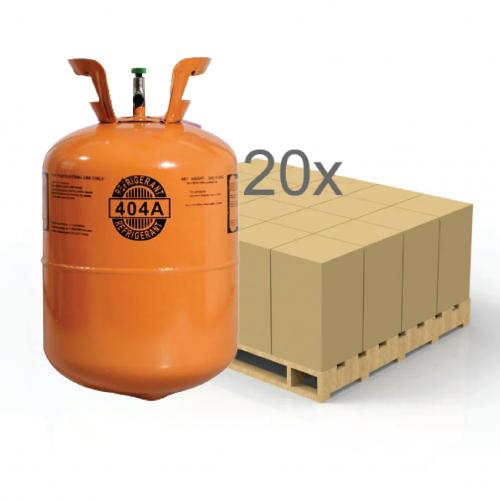gas 404A - 20 pallet R-404a Refrigerant 24 LB (20 cans for pallet)