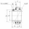 UC312 NTN, Insert Bearing 60x130x35mm.